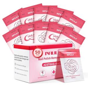 NXJ INFILILA 50-Count Nail Polish Remover Pads