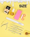 MORGLES 13-Piece Nail Care Kit with Cuticle Oil