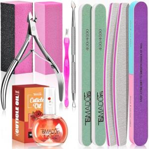 Nail Care Kit with Manicure Tools and Files