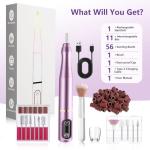 Cordless Electric Nail Drill Kit for Home Use