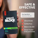 SweatBlock Antiperspirant Wipes for All-Day Protection