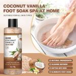 Coconut & Vanilla Foot Soak Set for Healthy Feet