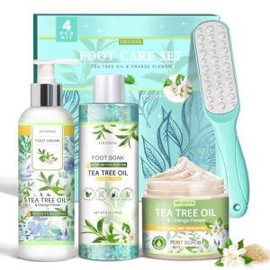 Tea Tree & Orange Flower Foot Soak Set