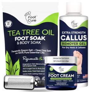 Exfoliating Foot Care Set with Tea Tree Oil