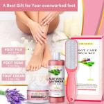 LUCOTIYA Foot Spa Pedicure Kit for Cracked Feet