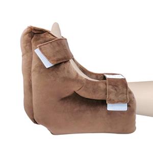 Velour Heel Protector Pillow for Comfort and Relief
