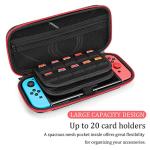 Switch Carrying Case with 20 Game Cartridges