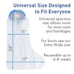 Waterproof Leg Cast Cover for Shower - Reusable Protector