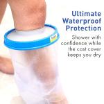 Waterproof Leg Cast Cover for Shower - Reusable Protector