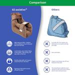 Velour Heel Protector Pillow for Comfort and Relief