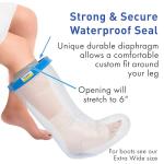 Waterproof Leg Cast Cover for Shower - Reusable Protector