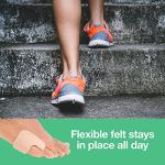 ZenToes U-Shaped Felt Callus Pads – 24 Pack