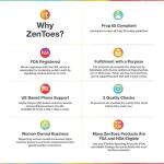 ZenToes U-Shaped Felt Callus Pads – 24 Pack