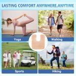 72 Pcs U-Shaped Felt Callus Cushions for Feet