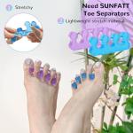 Soft Gel Toe Separators for Perfect Pedicures