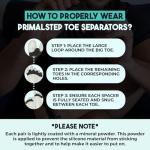 VYCE PrimalStep Toe Separators for Pain Relief