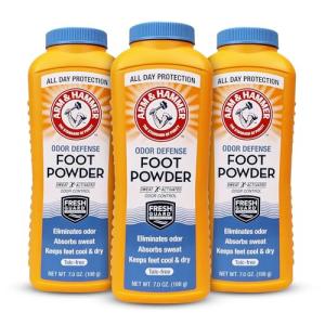Arm & Hammer Talc-Free Foot Powder, 3 Pack