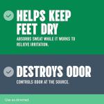 Lotrimin Daily Antifungal Foot Powder for Odor