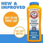 Arm & Hammer Talc-Free Foot Powder, 3 Pack