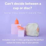 Pixie Menstrual Cup & Disc Duo with Care Kit