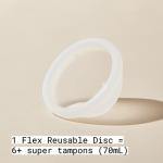 Flex Reusable Menstrual Disc with Carrying Pouch