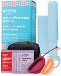 Pixie 2 Menstrual Discs with Applicator Bundle