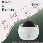 3-in-1 Menstrual Cup Sterilizer and Steamer