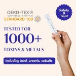 Organic Cotton Tampons with Plant-Based Applicator - 18 Count