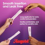 Organic Cotton Super and Regular Tampons 24-Pack