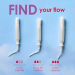 Organic Cotton Super and Regular Tampons 24-Pack