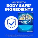Tampax Pearl Regular Absorbency Tampons, 50 Count