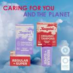 Organic Cotton Super and Regular Tampons 24-Pack