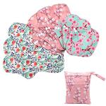 Asenappy Soft Adjustable Reusable Menstrual Pads - 9 pcs
