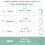 Reusable Charcoal Menstrual Pads - 6 Pack Set