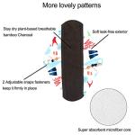 Wegreeco Charcoal Reusable Menstrual Pads - 5 Pack