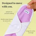 Soft Organic Cotton Menstrual Cloth Pads - Reusable