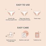 Rael Reusable Organic Cotton Panty Liners (5 Count)