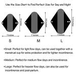 Wegreeco Charcoal Reusable Menstrual Pads - 5 Pack