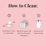 Soft Organic Cotton Menstrual Cloth Pads - Reusable