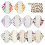 ReUseLife 12 Pack Reusable Cloth Menstrual Pads