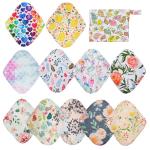 ReUseLife 12 Pack Reusable Cloth Menstrual Pads