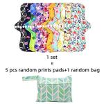 Asenappy Reusable Bamboo Charcoal Menstrual Pads Pack