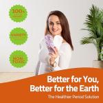 Organic Cotton Reusable Period Pads for Heavy Flow