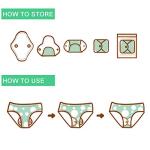 Teamoy 10-Pack Reusable Cloth Menstrual Pads