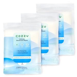Cozzy Intimate Deodorant Wipes - 12 Count Pack