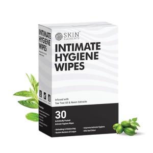 Tea Tree Oil Intimate Hygiene Wipes - 30 Count