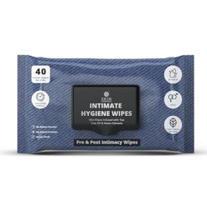 Tea Tree & Neem Intimate Hygiene Wipes - 40 Pack
