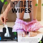 Gentle Intimate Wipes with Vitamin E and Aloe