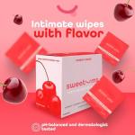 Sweetums Cherry pH Balanced Feminine Wipes - 10 Pack