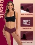 INNERSY Leak-Proof High Waisted Period Underwear 3-Pack